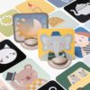 Taf Toys My 1st Discoveries Flash Cards - Contrast Cards for Infants 0-6 Months, Black & White Cards for Newborns, High Contrast Baby Cards - Cognitive Growth & Tummy Time Visual Development 40 images