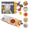 Taf Toys Sensory Busy Book for Babies 6-12 Months, Montessori Busy Book Toddlers 1-3, Interactive Sensory Activity Book with Pop-It, Baby-Safe Mirror - Promotes Fine Motor Skills & Sensory Curiosity.