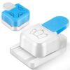 Tag Paper Punch Plastic, DIY 3 in 1 Paper Punch with Corner Rounder, 1.5 in, 2 in, 2.5 in Sizes, for Price Tags, Bookmarks, Scrapbooking, Greeting Cards, Envelopes and Other Artworks