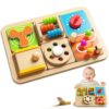 Takeeyce Baby Busy Board for 1 Year Old, Montessori Toys for 1 2 3 Year Old