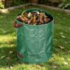 Takywep 6-Pack Garden Waste Bags, 272L Heavy Duty Reusable Yard Leaf Bags