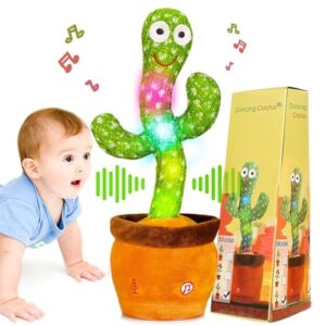 Talking Dancing Cactus - Repeats What You Say Recording Baby Toddler Toy