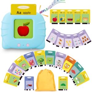 Talking Flash Cards for Toddlers 1 2 3 4 5 Year Olds, 224 Sight Words Montessori Language Learning Toys, Pocket Speech Therapy & Autism Sensory Toy, Educational Toddler Toys Gifts