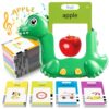 Talking Flash Cards for Toddlers with 510 Sight Words, Dinosaur Shaped Pocket Speech English Learning Toys Gifts for Boys, Educational & Autism Toys for Speech Therapy