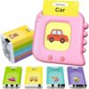 Talking Flash Cards,Kids Toddler Flash Cards with 240 Sight Words,Montessori Toys,Autism Sensory Toys,Speech Therapy Toys,Learning Educational Gifts for Age 4 5 6Years Old Boys and Girls