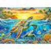 TangComplete - Golden Turtle Puzzles Flower of Life Puzzles for Adults 1000 Piece, Jigsaw Puzzles for Adults, Adult Challenging Game Toys, Impossible Puzzle, Family Decoration Puzzle