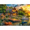 TangComplete - Holiday Cottages Puzzles for Adults 1000 Pieces, Jigsaw Puzzles for Adults 1000 Piece, Challenging Game Toys, Impossible Puzzle, Family Decoration Puzzle