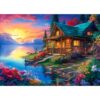 TangComplete - Lakeside Chalet Puzzles for Adults 1000 Piece, Jigsaw Puzzles for Adults, Adult Challenging Game Toys, Impossible Puzzle, Family Decoration Puzzle