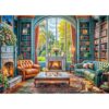 TangComplete - Warm Study Room Puzzles for Adults 1000 Piece, Jigsaw Puzzles for Adults, Adult Challenging Game Toys, Impossible Puzzle, Family Decoration Puzzle