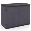 Tangkula 20 Cu.Ft Large Outdoor Storage Cabinet w/Adjustable Shelf
