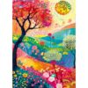 TangMosaic Fall Autumn Colors Jigsaw Puzzles, Puzzles for Adults 1000 Pieces, Crimson Canopy Hard Difficult Challenging Puzzle, Home Decoration Puzzle, Interlock Perfectly No Dust