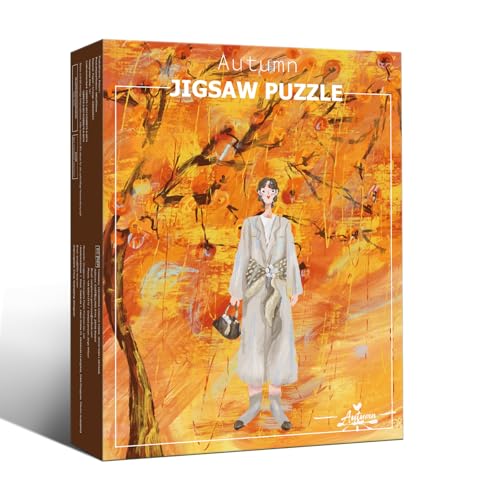 TangMosaic Puzzles for Adults 500 Pieces, Jigsaw Puzzle for Adults, Fun Challenging Family Puzzle, Autumn Puzzles Game, Interlock Perfectly No Dust, Gifts for Easter Mother's Day Parents