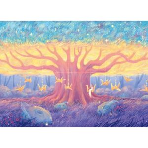 TangMosaic Puzzles for Adults 500 Pieces, Jigsaw Puzzle for Adults, Premium Wishing Tree Puzzles, Interlock Perfectly No Dust, Gifts for Valentine's Day Parents