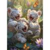 TangMosaic Trio of Tigers Jigsaw Puzzle, 1000 Piece Puzzle for Adults, Impossible Hard Difficult Challenging Puzzles for Adults 1000 Pieces, Home Decoration Puzzle, Interlock Perfectly No Dust