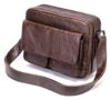 TaoshuNLy Leather Crossbody Bag Casual Shoulder Bag Lightweight Small Horizontal Messenger Bag Business Satchel