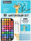Taotree Watercolor Paint Set, Watercolor Workbook, Water Coloring Book