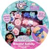 Tara Toys Gabby's Dollhouse Pop-Eeze Bracelet Activity Set Snap Bead Jewelry Kit for Kids with Charms & Carry Case DIY Craft Gift for Girls Ages 3+ Inspired by DreamWorks Gabby