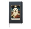 Tarot The Great Pyrenees Hardcover Journal, Black
