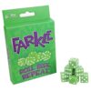 TDC Games Farkle Classic Dice Game Set – Fun Dice-Rolling & Risk-Taking Family Game, Travel Farkle Dice Game, Camping Games for Adults & Families, Includes 6 Green Colored Dice