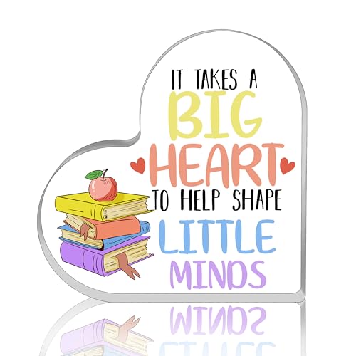 Teacher Appreciation Gift Teacher's Day Gift End of Year Student Gifts for Teachers Thank You Teachers Birthday Christmas Retirement Acrylic Teacher Plaque