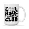 Teacher Coffee Mug 15oz White Music Teachers New Teacher Gifts And Supplies