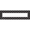 Teacher Created Resources Black Polka Dots Name Plates (4001)