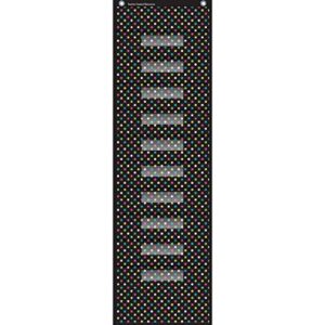 Teacher Created Resources Chalkboard Brights 10 Pocket File Storage Pocket Chart (20736), Black, 14 x 58 in