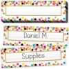Teacher Created Resources Confetti Name Plates (TCR5886)