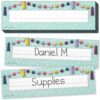Teacher Created Resources Oh Happy Day Flat Name Plates (TCR9058)
