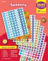 Teacher Created Resources Seasons Mini Stickers Variety Pack (TCR10344)