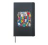 Teacher First Day Energy Back To School Womens Hardcover Journal, Black
