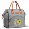 Teacher Gifts for Women- Customized Teacher Lunch Bag, Teacher Bags for Work, Gift for Teacher, Wide-open Insulated Lunch box Reusable Leakproof Cooler Bag, Teacher Accessories for Work (Style 7)