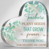 Teacher Office Desk Decoration Signs, Teacher Appreciation Gifts for Women, Teacher Graduation Party Gift from Student, Back to School Teachers Day Gifts, Best Teacher Keepsake