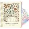 Teacher Planner 2026-2027 | Academic Year Teacher Lesson Planner, July 2026-June 2027, 8.5"x11" Weekly & Monthly Lesson Plan Book with Pocket, Stickers & Laminated Tabs