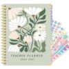 Teacher Planner 2026-2027 | Academic Year Teacher Lesson Planner, July 2026-June 2027, 8.5"x11" Weekly & Monthly Lesson Plan Book with Pocket, Stickers & Laminated Tabs