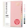 Teacher Planner 2026-2027, Forvencer Academic Planner 2026-2027, Jul 2026 - Jun 2027, 6.3" x 8.5", Weekly & Monthly Planning Book with 7 Periods, School Agenda for Teacher Student Homeschool, A5,Pink