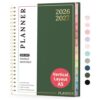 Teacher Planner 2026-2027, Forvencer Academic Planner 2026-2027, Jul 2026 - Jun 2027, 6.3" x 8.5", Weekly & Monthly Planning Book with 7 Periods, School Agenda for Teacher Student, A5, Dark Green