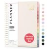 Teacher Planner 2026-2027, Forvencer Academic Planner 2026-2027, Jul 2026 - Jun 2027, 8.5"x11", Weekly & Monthly Planning Book with 7 Periods, School Agenda for Teacher Student Homeschool, A4, Beige