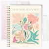 Teacher Planner 2026-2027, Horizontal Lesson Plan Book for Teachers | NEW Floral Cover, 8.5" x 11" | Weekly & Monthly Academic Year Lesson Planner, July 2026-June 2027 | Stickers & Bookmark