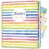 Teacher Planner 2026-2027, July 2026 to June 2027 Academic Year, 8.5" x 11" Lesson Planner Book for Teachers with Colorful Tabs, Teacher Calendar for Classroom or Homeschool, Hardcover, Color Stripe
