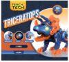 Teach TECH DIY Triceratops Robot | Dinosaur Toy | 8+ Years | Robot Building Toy | Light Sound and Motion Dinosaur