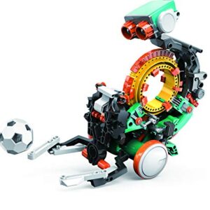 Teach Tech Mech 5, Mechanical Coding Robot, Coding Wheel Makes Robot Throw, Lift, kick, Draw and More, Ages 10 and Older