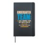 Team Kindergarten Back to School Teachers Students Hardcover Journal, Black