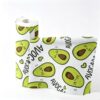 Tear Away Towels Microfiber Cleaning Cloth Roll9.8”x9.8”- 20 Pcs,Reusable Washable Rags,for Kitchen, Pet,Cars,Daily Use，Cartoon Avocado Print