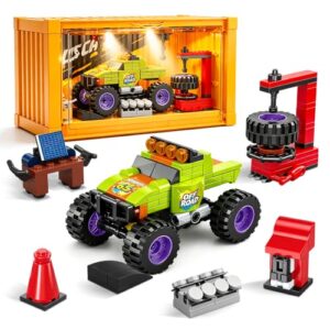Technic Monster Truck Repair Station&Container Box Building Toys for Kids