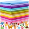 Tegeme 20 Pcs 8 x 35 in Thin Felt Sheets Soft 20 Colors Felt Sheets for Craft Fall Autumn Home Back to School Decor DIY Sewing Squares Nonwoven Patchwork Handmade Beginner-Friendly(Macaroon Series)