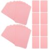 TEHAUX 100pcs Blank Message Cards Paper Note Supply Multi-function Lightweight Portable Easy to Write Pink Cards for Daily Use and DIY Graffiti