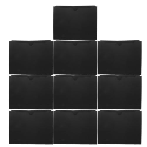 TEHAUX 10pcs A4 Manila File Folders with Wide Bottom and 51mm Expandable Design, Lightweight Paper Organizer for Large Capacity Storage of Receipts and Project Files, for School