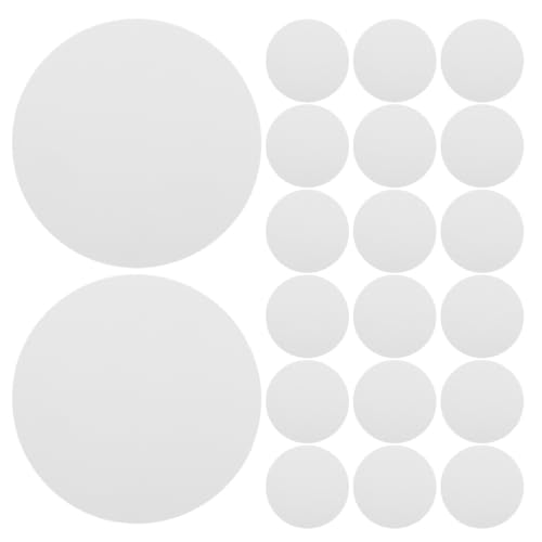 TEHAUX 80pcs White round Paper Circles for Crafts, 6 Inch 92lb 250 Gsm Cardstock, Sturdy Construction Paper Circles that Do Not Tear or Bleed, for Crafting Supplies and Thank You