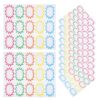 TEHAUX Sheets, Convenient Writing Surface and 30 Sheets Blank Price Tag Stickers Strong Adhesive Performance Synthetic Paper Self-Adhesive Burst Labels Retail Signage and Boutique
